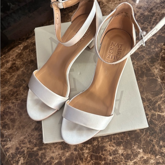 Naturalizer Shoes - Naturalizer Elegant White Ankle Strap Heels